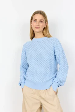 SC-AMELA 1 Pullover Ljusblå