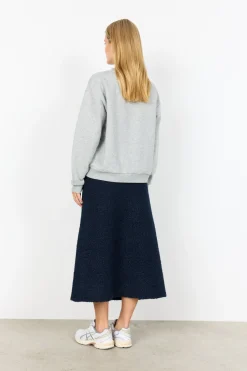 SC-ANGELIN 6 Sweatshirt Ljusgrått