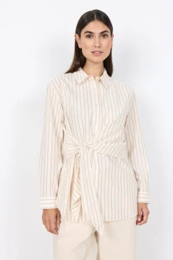 SC-BARDOT 3 Skjorta Cream