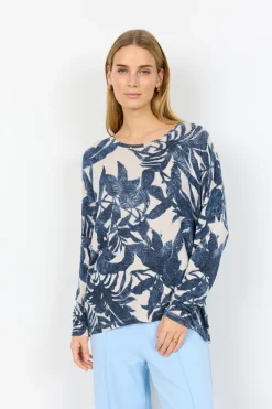SC-BIARA AOP 152 Blus Navy