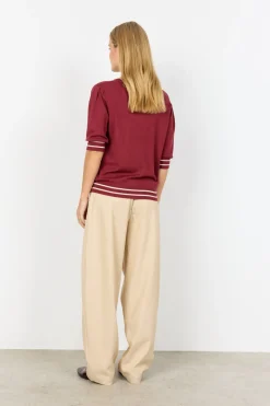 SC-DOLLIE 809 Pullover Rubinröd
