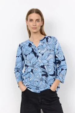 SC-FELICITY AOP 548 Blus Blå