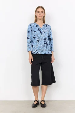 SC-FELICITY AOP 548 Blus Blå