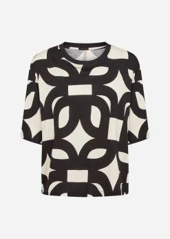 SC-FELICITY AOP 541 T-shirt Svart