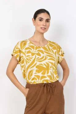 SC-MARICA AOP 357 T-shirt Gul