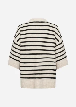 SC-ORLEAN STRIPE 11 Pullover Cream