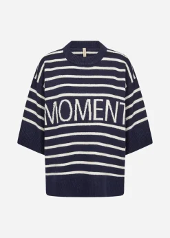 SC-ORLEAN STRIPE 11 Pullover Navy