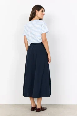 SC-RINA STRIPE 22 T-shirt Ljusblå